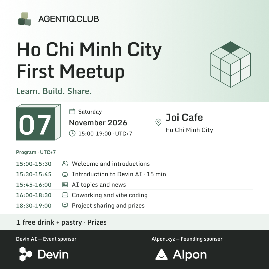 Ho Chi Minh City First Meetup